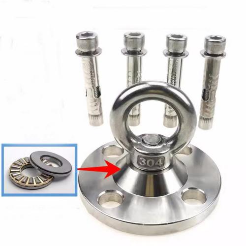 Bearing Heavy Duty Swing Hanger Stainless Steel 304 antirust, [1760 lb Capacity] 360° Silent Rotation, Playground Porch Yoga Seat, Punching Bag, Hammock Chair, Hanging Kit, Indoor Outdoor