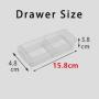 30-Drawer Plastic Parts Craft Storage Cabinet Hardware Organizer, (36.5-cm W x 18-cm D x 24.5-cm H), multiple color Cabinet, multiple color Drawers