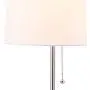 CO-Z White Table Lamp with USB Charger Set of 2, Modern Metal Desk Lamp in Brushed Nickel Finish, 21 inches in Height, USB Bedside Lamps for Office Bedroom Nightstand Accent.