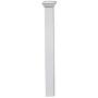 Zippity Outdoor Products ZP19003 Newport Finishing Dig Vinyl Post, 3 Tall, White