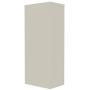 Scranton and Co 22'' Deep 4 Drawer Letter File Cabinet in Putty, Fully Assembled