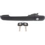 Exterior Front Door Handle Compatible with DODGE SPRINTER 2003-2006 RH=LH Textured Black Plastic+Metal (=Tailgate Handle)