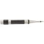 Starrett 18AA Automatic Center Punch with Hardened Steel Metal, Universal Tool for Machinists and Carpenters with Adjustable Knurled Cap to Control Blow Force, 4'' Length, 7/16'' Graduation
