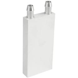 BXQINLENX Aluminum Water Cooling Block for CPU Graphics Radiator Heatsink 40x 80mm White