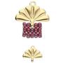 2 Pair (4 Pieces) Ending Findings. Quality 24 Gold Plate Jewelry Finding. Sitia Cymbal Metal Fashion Elements. Works with 8/0 Seed Beads and More!