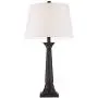 Dolbey Modern Table Lamps Set of 2 Deep Bronze Tapered Column Off White Drum Shade for Living Room Family Bedroom Bedside - 360 Lighting Dolbey Modern Table Lamps Set of 2 Deep Bronze Tapered Column Off White Drum Shade for Living Room Family Bedroom Bedside - 360 Lighting