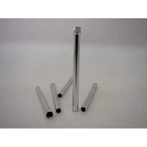 (5 Pack) Standard Metal Threaded Downstems - 5'' for use with Deacon Smith Nickel and Brass Bowls (5 Pack) Standard Metal Threaded Downstems - 5'' for use with Deacon Smith Nickel and Brass Bowls