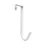 HOUSE DAY Over The Door Hook Fitting Most Sized Doors, Sturdy Metal Door Hangers Hold Up to 30Lbs, Over The Door Hooks for Hanging Coats, Towels, Bags (White, 4 Pack)