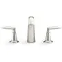 Bathroom Faucet by KOHLER, Bathroom Sink Faucet, Alteo Collection, 2 Handle Widespread Faucet with Metal Drain, Brushed Nickel, K-45102-4-BN Bathroom Faucet by KOHLER, Bathroom Sink Faucet, Alteo Collection, 2 Handle Widespread Faucet with Metal Drain, Brushed Nickel, K-45102-4-BN