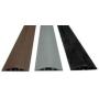 Electriduct D-2 Rubber Duct Cord Cover - 30 Inch (2.5 Feet) Gray Floor Cable Protector