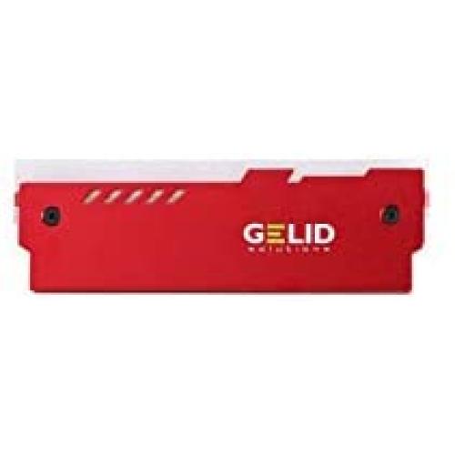 Gelid Solution Lumen RGB RAM Memory Cooling Kit 2pcs - Fully Automatic RGB Mode - Double-Side Vest Heatsink - Red