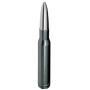 VMS Racing 50 Caliber GUNMETAL GUNMETAL TIP BULLET ANTENNA in Heavy Gauge CNC Machined Billet Aluminum Short Compatible with Nissan Titan 03-19 2003-2019