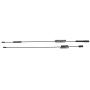 2Pcs RC Antenna, Black Metal Decoration Accessory Parts Simulation Antenna for Traxxas TRX-4 RC Crawler Car