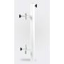 Patio Umbrella Holder | Outdoor Umbrella Base and Mount | Attaches to Railing Maximizing Patio Space and Shade (White)