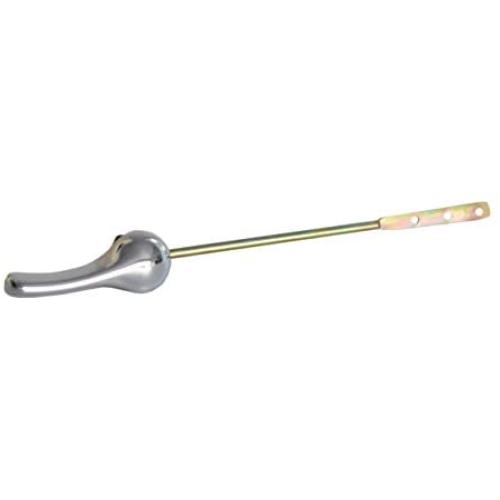 Nick The Fixer Toilet Tank Flush Stainless Steel Handle Valve Replacement - Universal Front Mount Tank Model for Stylish Chrome Finish
