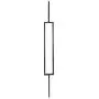T81 - Iron Balusters - Single Rectangle - Hollow - 44 in X 1/2 in Square - Box of 10 (Satin Black) T81 - Iron Balusters - Single Rectangle - Hollow - 44 in X 1/2 in Square - Box of 10 (Satin Black)