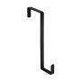 HOUSE DAY Over The Door Hook Fitting Most Sized Doors, Sturdy Metal Door Hangers Hold Up to 30Lbs, Over The Door Hooks for Hanging Coats, Towels, Bags (Black, 6 Pack)