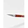 Excel Blades K18 Soft Grip Hobby Knife with 15#11 Craft Knife Replacement Blades - Sharp Hobby Knife - Crafting Supplies - Scrapbook Exacto Knife and Cutting Tool for Precision Cutting - Red