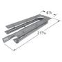 Music City Metals 15481 Stainless Steel Burner Replacement for Select Viking Gas Grill Models