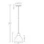 Led Industrial Hanging Light Indoor Mini Pendant Ceiling Light fixtures with Painting Black(Set of 3), Chandeliers Metal Shade for Bar Dining Room Corridor Living Room Kitchen Island