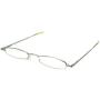 I-Mag Mini Metal Spring Hinge Reading Glasses with Slide Open Hard Case (Silver, 2.50)