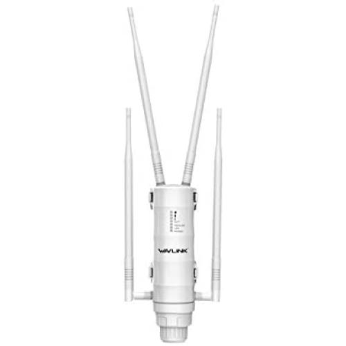 WAVLINK AC1200 High Power Outdoor Weatherproof WiFi Range Extender/Wireless Access Point/Router with Passive POE, Dual Band 2.4GHz 300Mbps+5.8 GHz 867Mbps, 4x7dBi Detachable Omni Directional Antenna