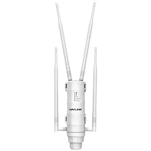 WAVLINK AC1200 High Power Outdoor Weatherproof WiFi Range Extender/Wireless Access Point/Router with Passive POE, Dual Band 2.4GHz 300Mbps+5.8 GHz 867Mbps, 4x7dBi Detachable Omni Directional Antenna