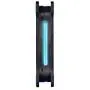 Thermaltake Riing 12 Series Blue High Static Pressure 120mm Circular LED Ring Case/Radiator Fan with Anti-Vibration Mounting System Cooling CL-F038-PL12BU-A