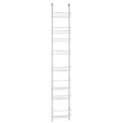 ClosetMaid 1231 Adjustable 8-Tier Wall and Door Rack, 77-Inch Height X 12-Inch Wide,white