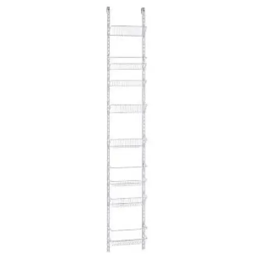 ClosetMaid 1231 Adjustable 8-Tier Wall and Door Rack, 77-Inch Height X 12-Inch Wide,white ClosetMaid 1231 Adjustable 8-Tier Wall and Door Rack, 77-Inch Height X 12-Inch Wide,white