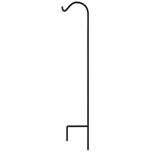 Gray Bunny 65 inch Black 1/2 Inch Thick, Solid (Non-Hollow) Heavy Duty Premium Metal Hook Hangers for Weddings, Hanging Plant Baskets Solar Lights Lanterns Bird Feeders Gray Bunny 65 inch Black 1/2 Inch Thick, Solid (Non-Hollow) Heavy Duty Premium Metal Hook Hangers for Weddings, Hanging Plant Baskets Solar Lights Lanterns Bird Feeders