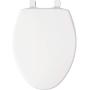 BEMIS 7300SLEC 000 Toilet Seat will Slow Close and Removes Easy for Cleaning, ELONGATED, White
