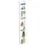 ClosetMaid 1231 Adjustable 8-Tier Wall and Door Rack, 77-Inch Height X 12-Inch Wide,white ClosetMaid 1231 Adjustable 8-Tier Wall and Door Rack, 77-Inch Height X 12-Inch Wide,white