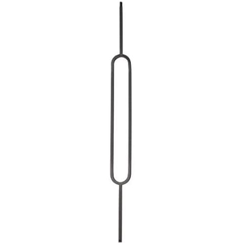 T80 - Iron Balusters - Single Oval - Hollow - 44 in X 1/2 in Square - Box of 10 (Satin Black) T80 - Iron Balusters - Single Oval - Hollow - 44 in X 1/2 in Square - Box of 10 (Satin Black)