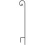 BEAU JARDIN Shepherd Hook 92 in Tall 3/5in Thick Hummingbird Bird Feeder Heavy Duty Pole Premium Garden Hanging Plants Basket Hanger Pathway Light Solar Lantern Mason Jar Wind Chimes Wedding Metal