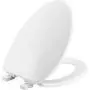 BEMIS 7300SLEC 000 Toilet Seat will Slow Close and Removes Easy for Cleaning, ELONGATED, White