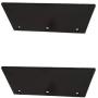 Pocono Metal Craft Steel Wing Wide Out Center Set Replacement Kit for Western Snow Plow 57865 64775