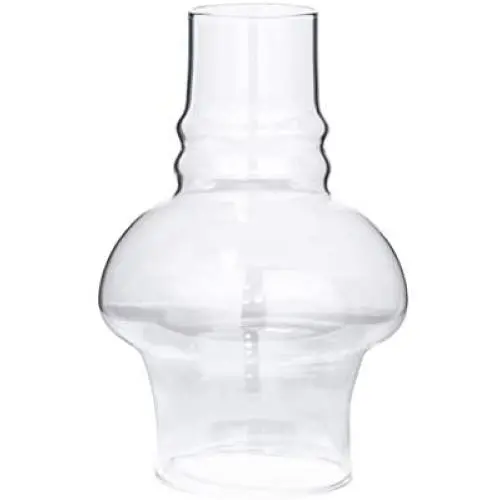 B&P Lamp 3 Inch by 7 Inch Clear Hooded Chimney B&P Lamp 3 Inch by 7 Inch Clear Hooded Chimney