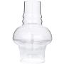 B&P Lamp 3 Inch by 7 Inch Clear Hooded Chimney