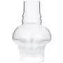 B&P Lamp 3 Inch by 7 Inch Clear Hooded Chimney B&P Lamp 3 Inch by 7 Inch Clear Hooded Chimney