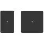 Kanto SP26PL 26'' Speaker Floor Stands | Designed for Medium to Large Bookshelf Speakers | Heavy Steel & Foam Padding | 30° Rotating Top Plate | Hidden Cable Design | Black | Pair