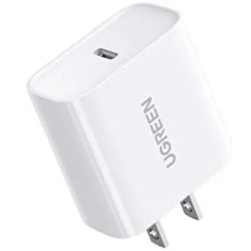 UGREEN USB C Charger 20W PD Fast Charger Wall Type C Power Delivery Compatible for iPhone 12 Mini 12 Pro Max SE 11 Pro Max XR 8 Plus, Pixel, Samsung Galaxy S10 S9, LG V50