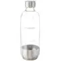 SodaStream 1L Classic Metal Carbonating Bottle, Single, Stainless Steel (1041191011) SodaStream 1L Classic Metal Carbonating Bottle, Single, Stainless Steel (1041191011)