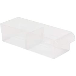 Akro-Mils 40716 Width Dividers for Plastic Storage Hardware and Craft Cabinet Small Drawers, (16-Pack), Clear