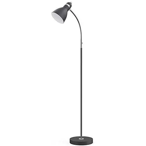 LEPOWER Metal Floor Lamp, Adjustable Goose Neck Standing Lamp with Heavy Metal Based, Torchiere Light for Living Room, Bedroom, Study Room and Office LEPOWER Metal Floor Lamp, Adjustable Goose Neck Standing Lamp with Heavy Metal Based, Torchiere Light for Living Room, Bedroom, Study Room and Office