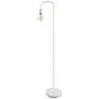 Oneach Industrial LED Floor Lamp for Living Room Bedroom Reading Office Metal Minimalist Standing Lamp White