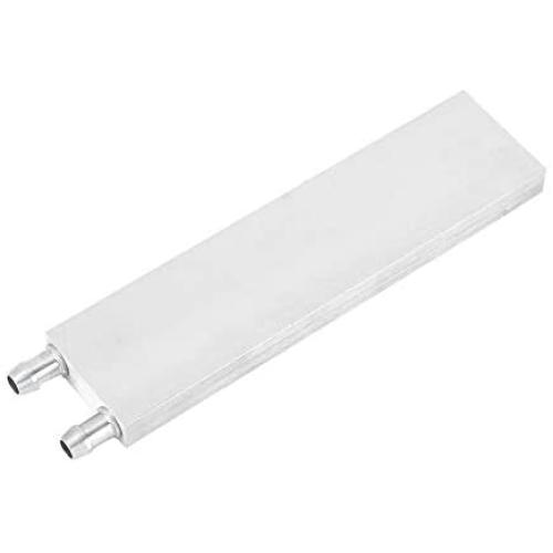 Water Cooling Block, Aluminum Alloy Heat Sink Liquid Cooler Vacuum Aluminum Soldering Water Cooled Block Computer Water Cooling System Water Cooling for CPU Cooler (40x80mm)