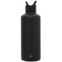 Simple Modern Insulated Water Bottle with Straw Lid Large Jug Reusable Wide Mouth Stainless Steel Flask Thermos, 84oz (2.5L), Midnight Black