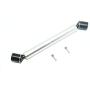 GPM Losi 1:10 Baja Rey / Rock Rey Upgrade Parts Aluminum & Steel Rear CVD Drive Shaft - 1Pc Set Silver