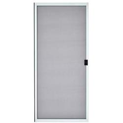 K.D. Standard Aluminum Sliding Patio Screen Door Kit 36'' x 80'' (White) - 1-7/8'' Frame